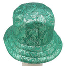 GUCCI GG Bucket Hat Reversible Cotton Green Blue Auth 199532V-2