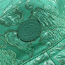 GUCCI GG Bucket Hat Reversible Cotton Green Blue Auth 199532V-5