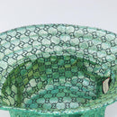 GUCCI GG Bucket Hat Reversible Cotton Green Blue Auth 199532V-8