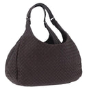 BOTTEGA VENETA INTRECCIATO Campana Hand Bag Leather Brown 125787 Auth 199537M-1