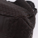 BOTTEGA VENETA INTRECCIATO Campana Hand Bag Leather Brown 125787 Auth 199537M-14