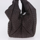 BOTTEGA VENETA INTRECCIATO Campana Hand Bag Leather Brown 125787 Auth 199537M-4
