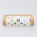 LOUIS VUITTON Monogram Multicolor Porte Monnaie Pla White M92657 Auth 199540SAM-5