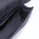 CHANEL Boy Chanel Matelasse Chain Bag Calf Skin Black Silver CC Auth 199543M-17