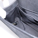 CHANEL Boy Chanel Matelasse Chain Bag Calf Skin Black Silver CC Auth 199543M-18