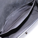 CHANEL Boy Chanel Matelasse Chain Bag Calf Skin Black Silver CC Auth 199543M-19