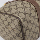 GUCCI GG Supreme Boston Bag PVC Beige Gold 001 39 6842 Auth 199571-14