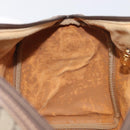 GUCCI GG Supreme Boston Bag PVC Beige Gold 001 39 6842 Auth 199571-21