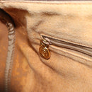 GUCCI GG Supreme Boston Bag PVC Beige Gold 001 39 6842 Auth 199571-22