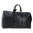LOUIS VUITTON Epi Keepall 45 Boston Bag Black M42972 LV Auth 199574V-1