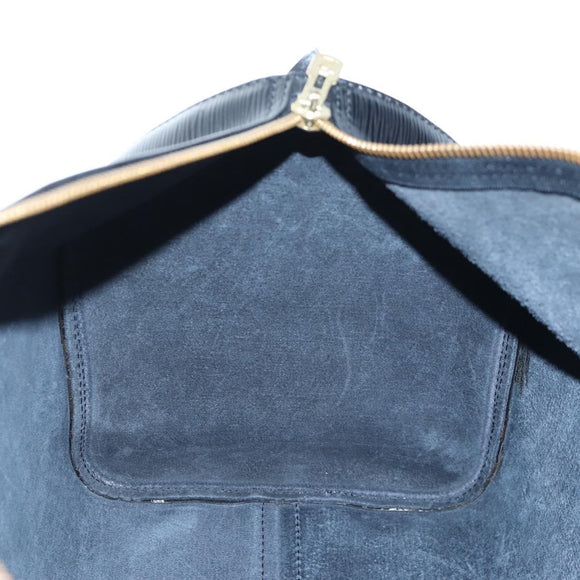 LOUIS VUITTON Epi Keepall 45 Boston Bag Black M42972 LV Auth 199574V