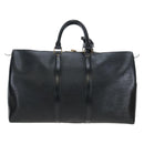 LOUIS VUITTON Epi Keepall 45 Boston Bag Black M42972 LV Auth 199574V-2