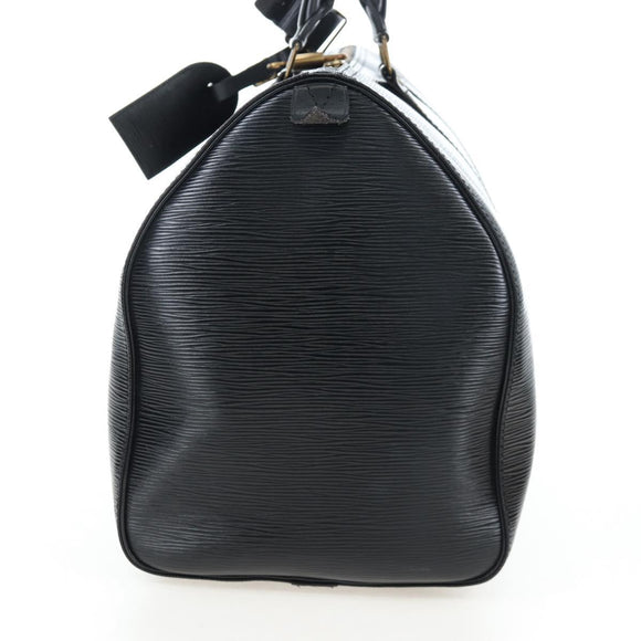 LOUIS VUITTON Epi Keepall 45 Boston Bag Black M42972 LV Auth 199574V
