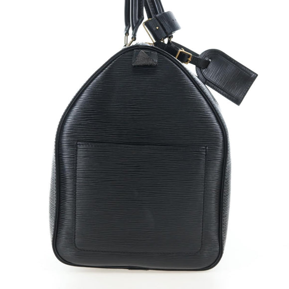 LOUIS VUITTON Epi Keepall 45 Boston Bag Black M42972 LV Auth 199574V