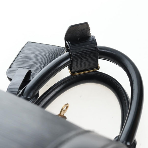 LOUIS VUITTON Epi Keepall 45 Boston Bag Black M42972 LV Auth 199574V