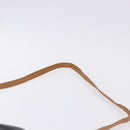 SAINT LAURENT Shoulder Bag Leather Black Gold Auth 199576A-8