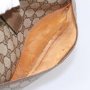 GUCCI GG Supreme Web Sherry Line Bag PVC Beige Gold 89 02 032 Auth 199582-11