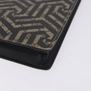 GUCCI GG Caleido Web Sherry Line Clutch Bag PVC Beige Silver 429004 Auth 199583A-11