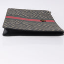 GUCCI GG Caleido Web Sherry Line Clutch Bag PVC Beige Silver 429004 Auth 199583A-4