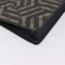 GUCCI GG Caleido Web Sherry Line Clutch Bag PVC Beige Silver 429004 Auth 199583A-8