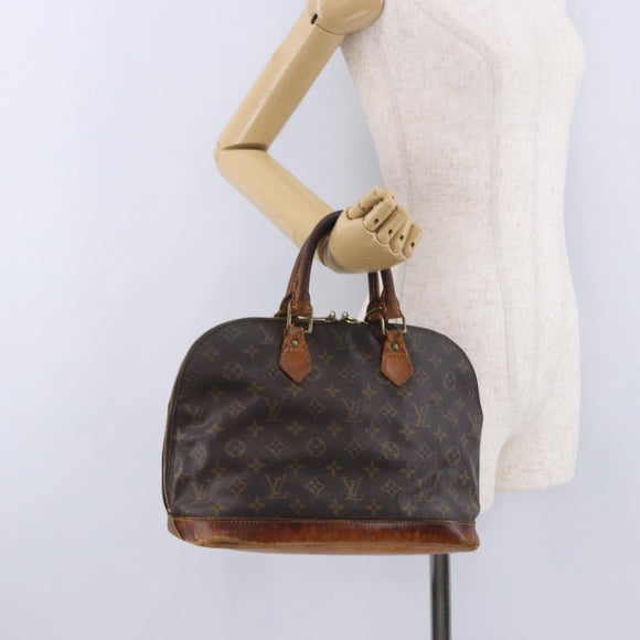 LOUIS VUITTON Monogram Alma Hand Bag M51130 LV Auth 199584