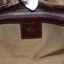 FENDI Zucca Canvas Mamma Baguette Shoulder Bag Brown Black Auth 199587V-17