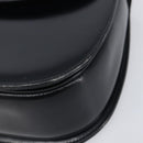 GUCCI Bamboo Hand Bag Leather Black Gold 99 00 0633 Auth 199588V-8