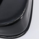 GUCCI Bamboo Hand Bag Leather Black Gold 99 00 0633 Auth 199588V-15