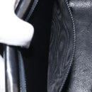 GUCCI Bamboo Hand Bag Leather Black Gold 99 00 0633 Auth 199588V-25