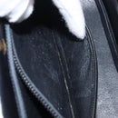 GUCCI Bamboo Hand Bag Leather Black Gold 99 00 0633 Auth 199588V-26