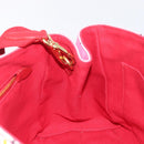 Miu Miu Hand Bag Canvas 2way Pink Gold Auth 199590M-21