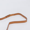 CELINE Macadam Canvas Shoulder Bag PVC Leather Brown Gold Auth 199592A-8