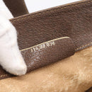 GUCCI GG Supreme Web Sherry Line Bag PVC Beige Gold 116 02 076 Auth 199596-12