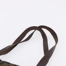 FENDI Zucca Canvas Tote Bag Brown Black Auth 199597-8