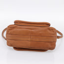 Chloe Paraty Hand Bag Leather 2way Brown Gold Auth 199599A-11