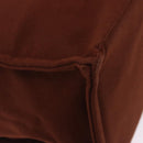 HERMES Fourre Tout GM Hand Bag Canvas Brown Silver Auth 199606A-9
