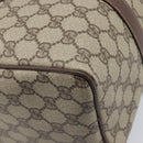 GUCCI GG Supreme Boston Bag PVC Beige Gold 002 123 6842 Auth 199609-17