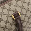 GUCCI GG Supreme Boston Bag PVC Beige Gold 002 123 6842 Auth 199609-9