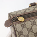 GUCCI GG Supreme Boston Bag PVC Beige Gold 002 123 6842 Auth 199609-19