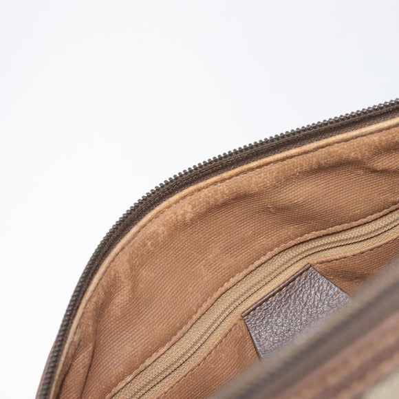 GUCCI GG Supreme Boston Bag PVC Beige Gold 002 123 6842 Auth 199609
