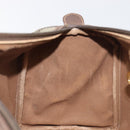GUCCI GG Supreme Boston Bag PVC Beige Gold 002 123 6842 Auth 199609-22