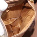 GUCCI GG Supreme Boston Bag PVC Beige Gold 002 123 6842 Auth 199609-24