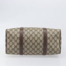 GUCCI GG Supreme Boston Bag PVC Beige Gold 002 123 6842 Auth 199609-5