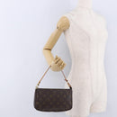 LOUIS VUITTON Monogram Pochette Accessoires Pouch M51980 LV Auth 199614V-21