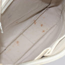BURBERRY Nova Check Shoulder Bag Canvas Beige Silver Auth 199616-18