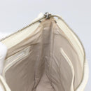BURBERRY Nova Check Shoulder Bag Canvas Beige Silver Auth 199616-19