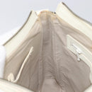 BURBERRY Nova Check Shoulder Bag Canvas Beige Silver Auth 199616-20