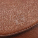 Burberrys Shoulder Bag Leather Brown Gold Auth 199618-17