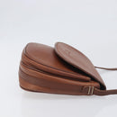 Burberrys Shoulder Bag Leather Brown Gold Auth 199618-3