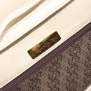 SAINT LAURENT Shoulder Bag Leather Ivory Gold Auth 199619-18